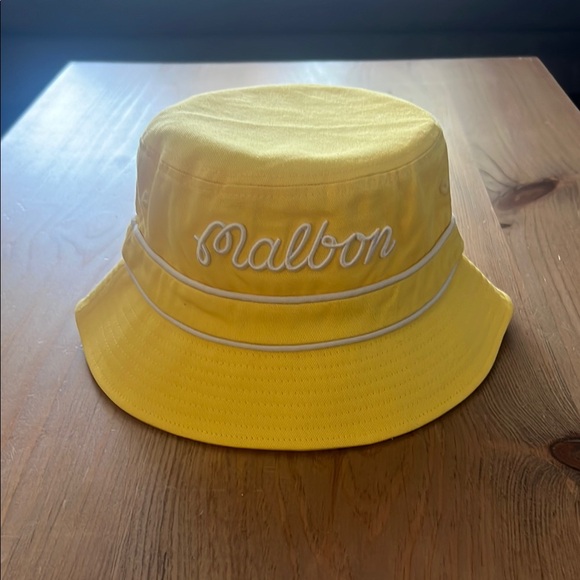 Malbon Yellow Bucket Hat - Picture 1 of 4